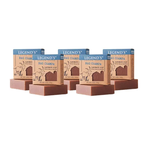Vista 26 de Legend's Creek Farm Goat Milk Soap - Jabón hidratante limpiador para manos y cuerpo, jabón natural de 5 onzas para piel sensible, hecho a mano