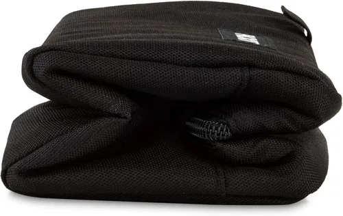 Vista 4 de PackIt Caja de aperitivos congelable, color negro, fabricada con tecnología EcoFreeze, plegable, reutilizable, cierre de cremallera con asa