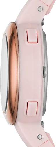 Vista 2 de Skechers Reloj digital deportivo de cuarzo de metal y silicona para mujer