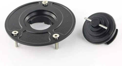 Vista 7 de Xitomer Para GSXR motocicleta 3 agujeros tapa de tanque de gasolina tapa de combustible CNC aleación de aluminio, apto para HAYABUSA GSX 1300R