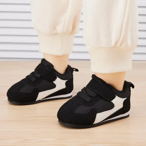 Vista 2 de BMCiTYBM Zapatos de lona para bebé para niños y niñas, zapatillas para caminar Negro (72-Black)