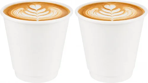 Vista 29 de Restaurantware Tazas de café de papel de 4 onzas, 25 tazas de papel desechables de doble pared, a prueba de fugas, reciclables, tazas calientes