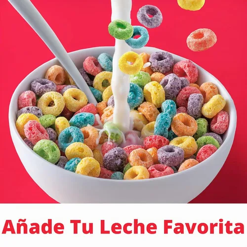 Vista 4 de Kellogg's Froot Loops - Cereal para desayuno frío, sabor a frutas, aperitivos de desayuno con vitamina C, paquete variado (4 cajas)