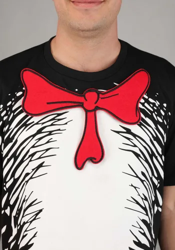 Vista 5 de Disfraz para Adulto Camisa Kit Gato en el Sombrero Dr. Seuss Multicolor