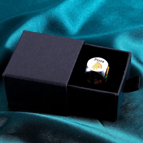 Vista 6 de Regalos para Parejas para Novia Novio Dados Decisores de Comida para Citas Regalos Decisores Un Año 11 Años Aniversario de Plata para Esposo Esposa