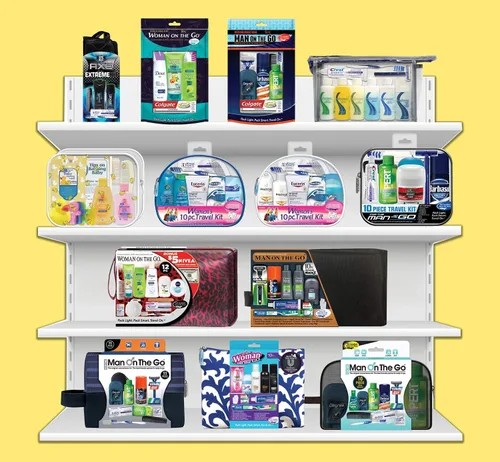 Vista 4 de Convenience Kits - Kit de viaje de lujo para mujer de 10 piezas (paquete de 6), con productos para el cabello Pantene