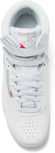 Vista 4 de Reebok Women's Freestyle Hi High Top Sneakers for Women, Black or White Basketball and Tennis Shoes Womens Size 5-12