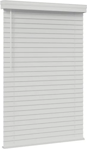 Vista 6 de Lumino Persianas de madera sintética de 2 pulgadas, 35 pulgadas de ancho x 60 pulgadas de largo, color blanco 2" Blanco