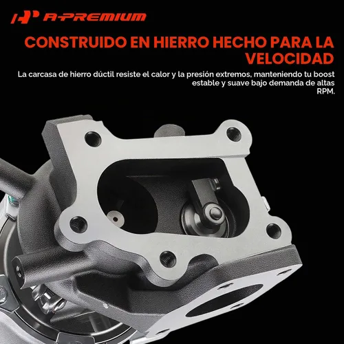 Vista 3 de A-Premium K0422-582 Kit completo de turbocompresor turbo con actuador y junta