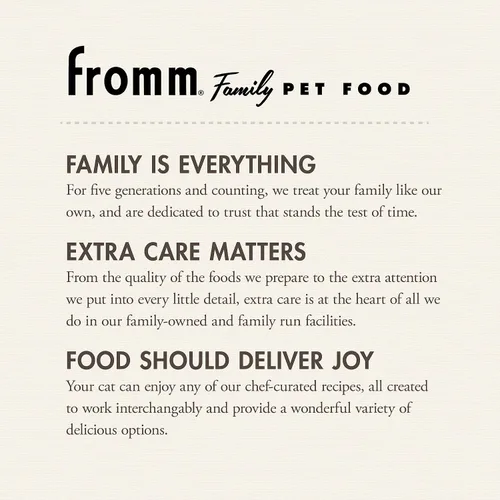 Vista 7 de Fromm Four-Star Nutritionals - Comida húmeda de primera calidad en paté de carne y venado para gatos, receta de carne de res, caja de (12) latas