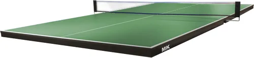 Vista 9 de Pool Table Conversion Top - Go from Pool to Ping Pong in Seconds - Regulation Size - 9' x 5' - 19mm Thick Top - Regulation Net Set Included Azul