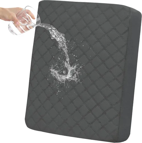 Vista 20 de Easy-Going Funda de cojín impermeable para silla, antideslizante, a prueba de fugas, acolchada y elástica, protector de muebles para perros, Beige