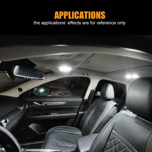 Vista 7 de EBAIFUN Kit de luz interior LED blanca de 11 piezas compatible con Mazda CX-5 2013 2014 2015 2016 2017 2018 2019 2020 2021 Map Dome Trunk Vanity