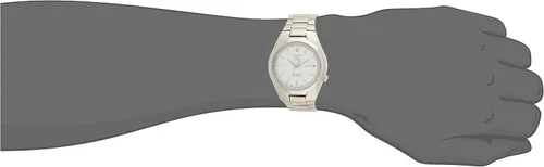 Vista 7 de SEIKO 5 Reloj automático de esfera plateada para hombre SNK601K1, Azul, Moderno