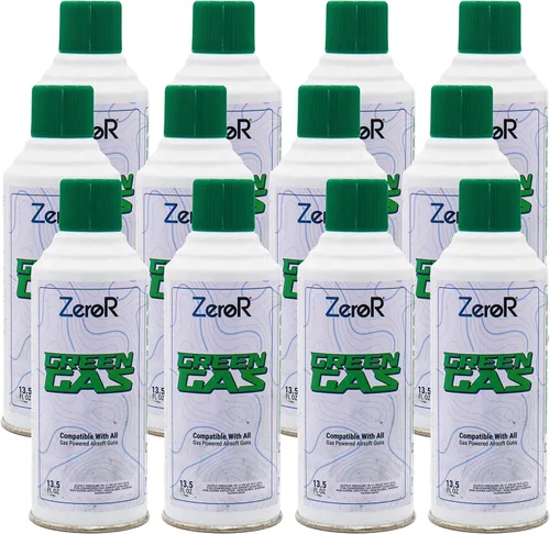 Vista 11 de ZeroR® Green Gas Fuel for Airsoft Pistols 13.5 fl oz Each (11.8 oz by Total Weight)