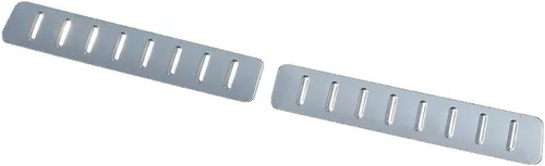 Vista 6 de YIWANG 304 acero inoxidable interior parachoques trasero puerta umbral placa de desgaste 2 unids para Land Rover Range Rover Evoque 2012-2019 Auto