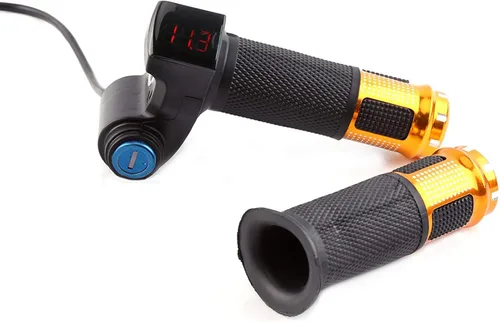 Vista 8 de Yosoo Giro del acelerador, mango de acelerador eléctrico de 12-84 V, reemplazo Mx650, empuñaduras de acelerador para manillar de bicicleta eléctrica