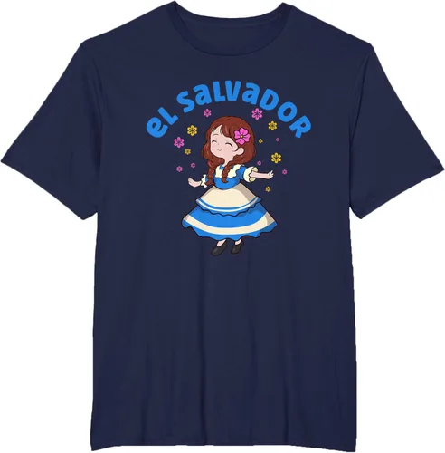 Vista 53 de Camiseta de mujer hispana con bandera salvadoreña de El Salvador Orgullosa, Negro