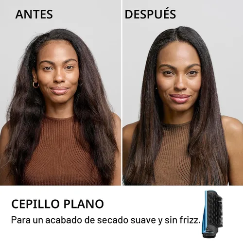 Vista 9 de BaBylissPRO StyleSwitch Ionic Multi-Styler, Air Styler y secador de pelo, cepillo de aire caliente ligero, 5 accesorios, 9 ajustes de Azul