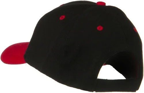Vista 2 de 2 tonos cepillado Bull Denim Mid Profile Cap
