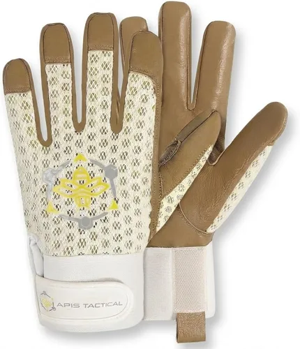 Vista 2 de Guantes de apicultura de piel de cabra, ventilados, resistentes a las picaduras