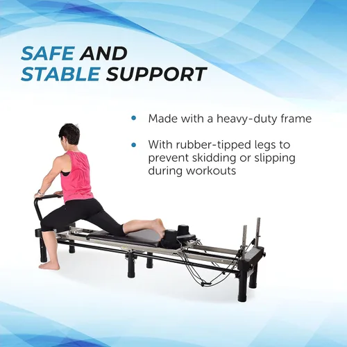 Vista 5 de AeroPilates Reformer Stand - Accesorios complementarios de pilates para reformadores de AeroPilates - Entrenamiento de pilates para entrenamiento