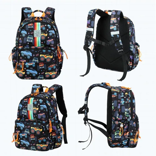 Vista 100 de CAMTOP - Conjunto de mochila y lonchera con estampados divertidos para niños de preescolar y primaria), Y0058-2