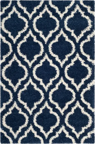 Vista 35 de SAFAVIEH Hudson Shag Collection - Alfombra decorativa de 2 x 3 pies, diseño marroquí, color gris y marfil, no desprende pelusa y de fácil cuidado, 2