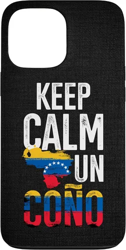 Vista 24 de Funda para iPhone 17 con diseño de bandera de Venezuela Pride Venezuela Girl Boy Flag Keep Calm Un Cono