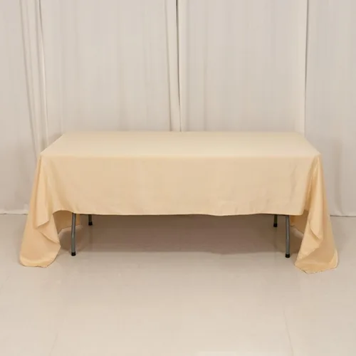 Vista 99 de Efavormart - Mantel rectangular de satén sin costuras, color azul polvoriento, 60 x 126 pulgadas Azul empolvado