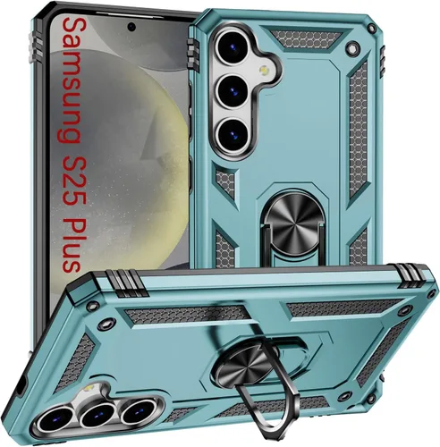 Vista 14 de Korecase - Carcasa para Samsung Galaxy S10E con soporte de anillo, color Negro