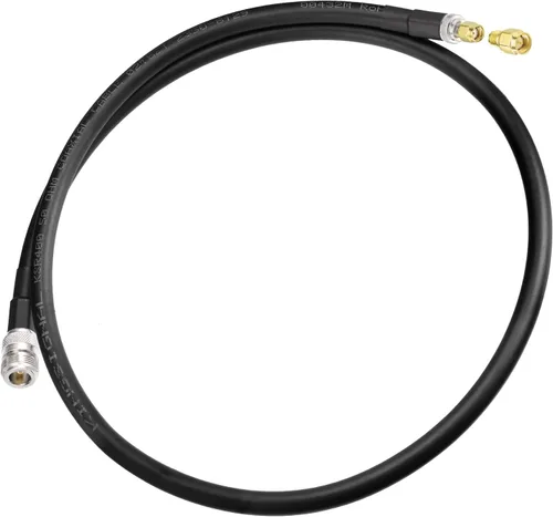 Vista 10 de Bingfu Lora Antenna ALSR400 - Cable de extensión RF de pérdida ultra baja de 10 pies - N hembra a RP-SMA macho - con adaptador SMA macho compatible