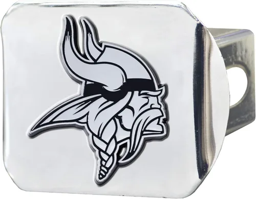 Vista 14 de FANMATS NFL Unisex-Adult Chrome & Chrome Logo Negro
