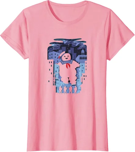 Vista 13 de Ghostbusters Experimental Depth Stay Puft - Camiseta, gris, S