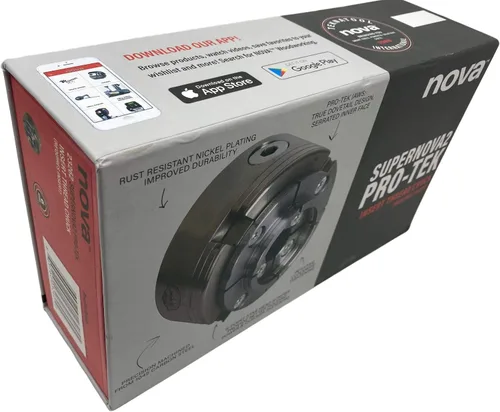 Vista 3 de Nova 23262 Premier Pro-Tek SuperNova 2 Kit de mandíbulas de madera con juego de mandíbula Pro-Tek de 2 pulgadas, tornillo para gusano de madera