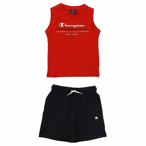 Vista 2 de Conjunto Deportivo para Niños Champion Essentials Rojo