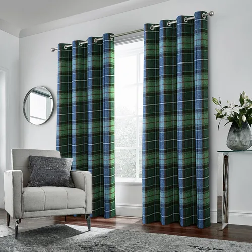 Vista 30 de always4u - Cortinas de cuadros beige con ojales, aspecto de lana, modernas para sala de estar y dormitorio, decoración del hogar, cortinas a
