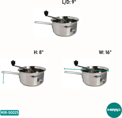 Vista 8 de Molino de alimentos de acero inoxidable Mirro 50024., Plateado
