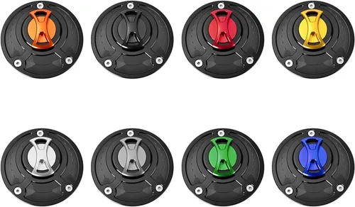 Vista 6 de Accesorios de motocicleta motocicleta CNC tapa de depósito de gasolina para Yamaha YZF R3 R25 2015-2020 YZF R15 R125 FZ 16 XT660 XT660R XT660X XJ6