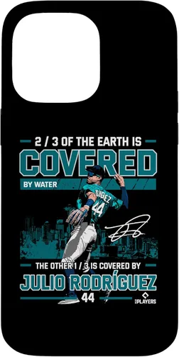 Vista 21 de Funda para iPhone 16 Julio Rodríguez Seattle MLBPA