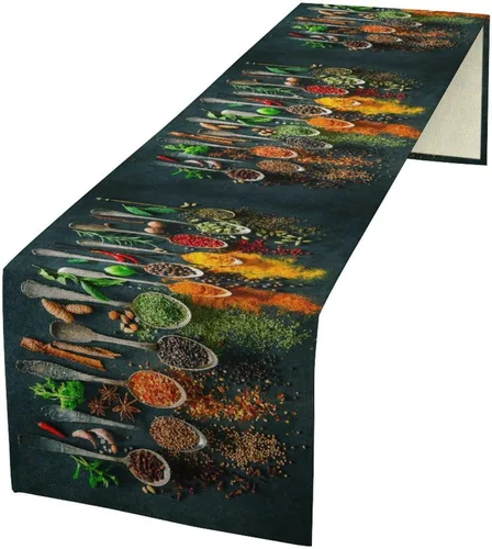 Vista 10 de Camino de mesa de mariposa, acuarela púrpura con mariposas de ensueño, camino de mesa para el hogar, interior, exterior, cocina, fiesta, decoración