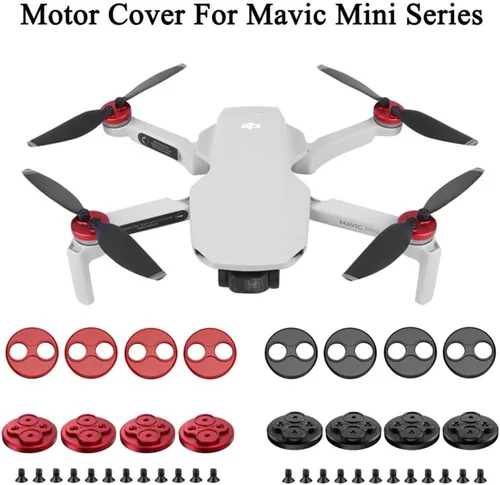 Vista 2 de Mavic Mini 4 3 2 1 Tapa de motor Drone a prueba de polvo Protector de motor Accesorios de protección para DJI Lito1/X1/Mini 4/3Pro/Mini 3/SE/1