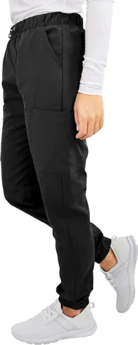Vista 2 de Green Town Pantalón médico de enfermería para mujer, ajustado, pantalón médico GT Performance