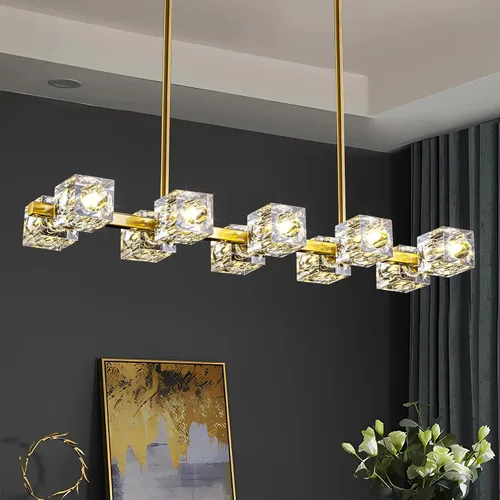 Vista 17 de Modern Ceiling Light Fixture with 13-Lights,Gold Semi Flush Mount Ceiling Light,Crystal Sputnik Chandeleirs,Modern Ceiling Lights for Living