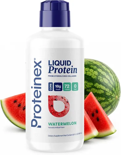 Vista 11 de Proteinex Core Liquid Collagen Peptidos, 0.71 oz de proteína por porción, recomendado por médicos, apoya la recuperación y la curación de heridas