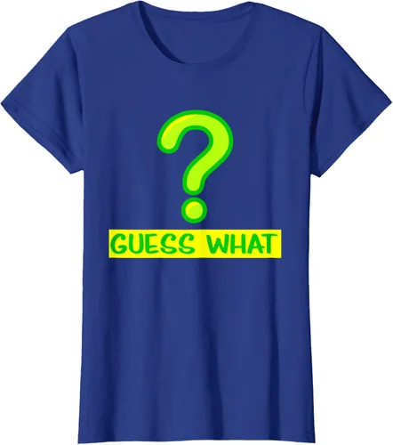 Vista 76 de Question Mark playera Guess What playera, hombre XL, Púrpura