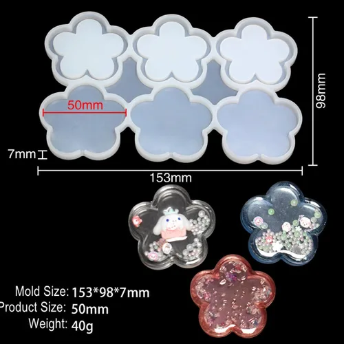Vista 3 de mostsom Moldes de silicona para piruletas, moldes de silicona para piruletas de chocolate, con diseño de hojas, flores, dulces, sin palillos, 2