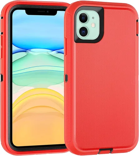 Vista 12 de Co-Goldguard Funda compatible con iPhone 11, 3 capas de protección contra caídas, resistente, a prueba de golpes, para iPhone 11 de 6.1 pulgadas