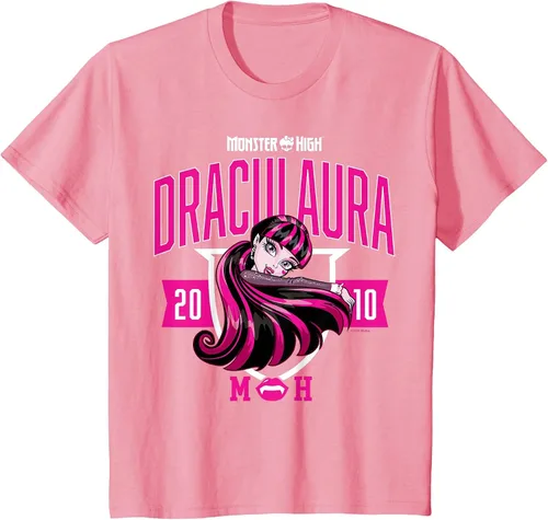 Vista 17 de Monster High -Camiseta Colegiada Draculaura Gris asfalto