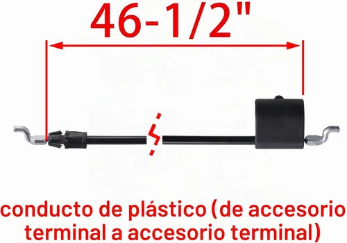 Vista 4 de 532183281 183281 Cable de control compatible con Poulan Roper Husqvarna Craftsman Weed Eater Walk-Behind cortacésped Craftsman piezas modelo 917